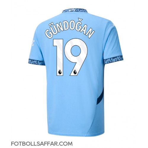 Manchester City Ilkay Gundogan #19 Hemmatröja 2024-25 Kortärmad